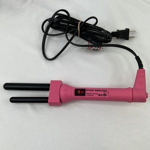 Enzo Milano Italy Bi Tube Waver Curling Iron/Wand